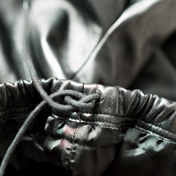 BALENCIAGA Leather Track Trouser Pant, Black, 38 FR / 6 US - Picture 11 of 17